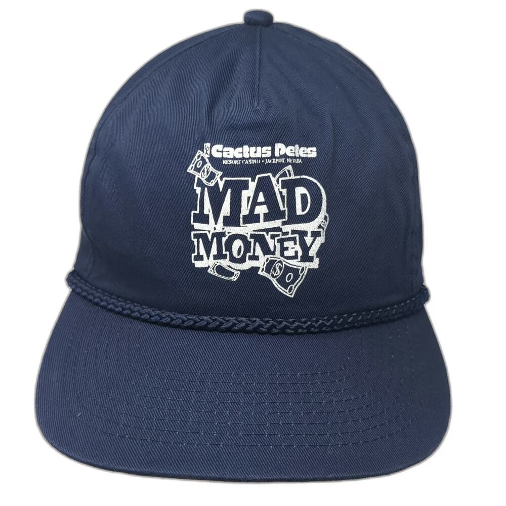 ATT 5 Panel Hat Blue OSFM Rope Snapback Cactus Petes Casino Mad Money Jackpot
